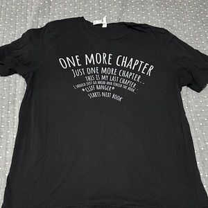 Bella Canvas Black Graphic Tee - One More Chapter